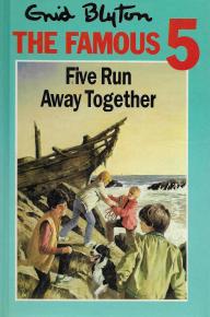 englisches Buchcover: "Five run away together"