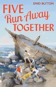 englisches Buchcover: "Five run away together"