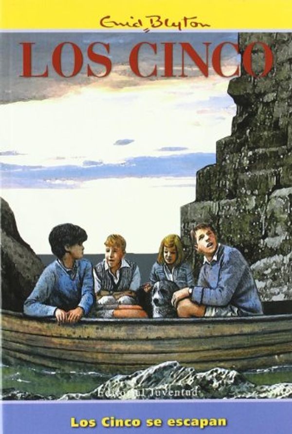 spanisches Buchcover: "Los Cinco se escapan"