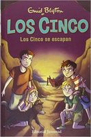 spanisches Buchcover: "Los Cinco se escapan"