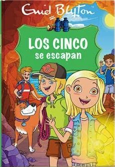 spanisches Buchcover: "Los Cinco se escapan"