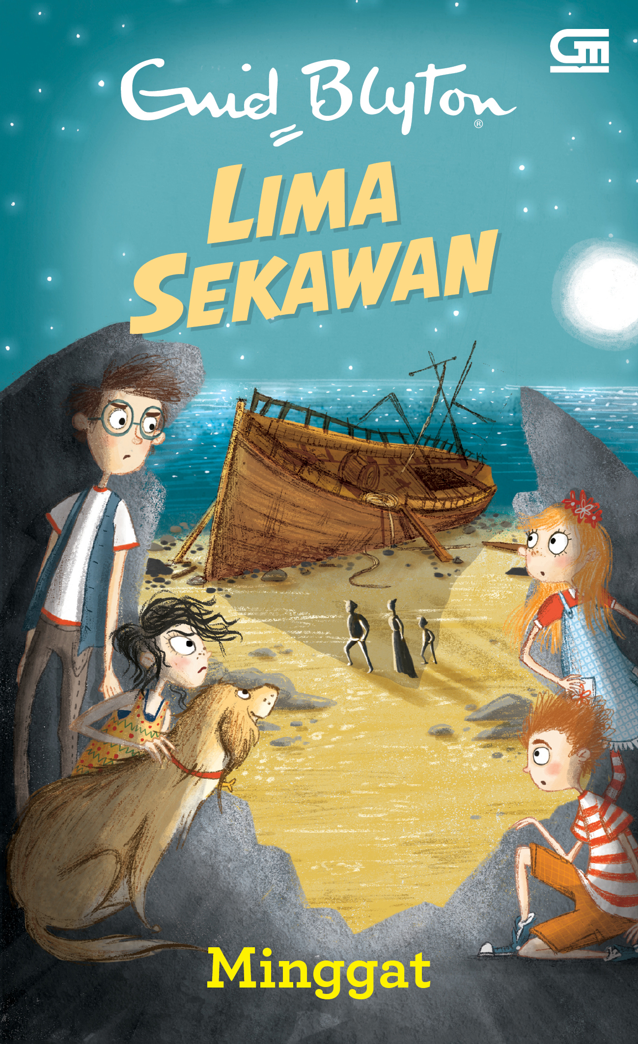 indonesisches Buchcover: "Seri Lima Sekawan: Minggat"