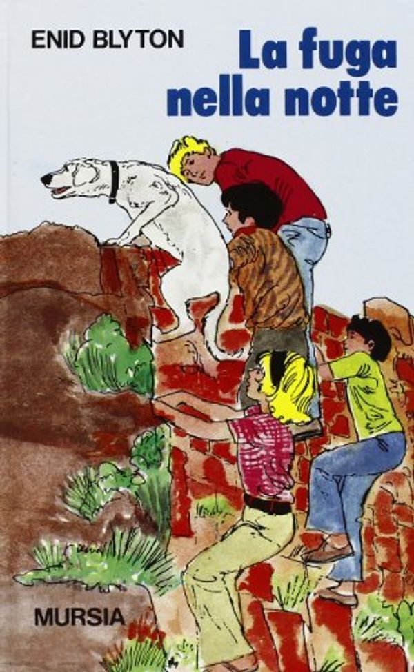 italienisches Buchcover: "La fuga nella notte / I cinque fuggono assieme / I cinque e l