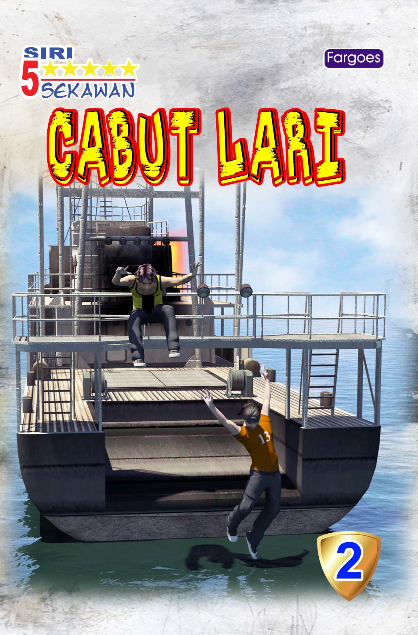 malaiisches Buchcover: "5 Sekawan: Cabut Lari"