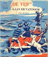 niederländisches Buchcover: "De Vijf gaan er vandoor"