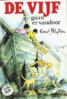 niederländisches Buchcover: "De Vijf gaan er vandoor"