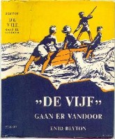 niederländisches Buchcover: "De Vijf gaan er vandoor"