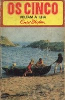 portugiesisches Buchcover: "Os Cinco Voltam à Ilha"