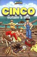 portugiesisches Buchcover: "Os Cinco Voltam à Ilha"