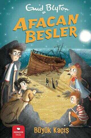 türkisches Buchcover: "Afacan Beşler Kaçıyor"
