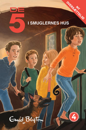 dänisches Buchcover: "De fem i smuglerreden / De 5 i smuglernes hus"