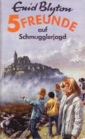 deutsches Buchcover: "Fünf Freunde auf Schmugglerjagd"