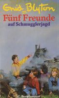 deutsches Buchcover: "Fünf Freunde auf Schmugglerjagd"