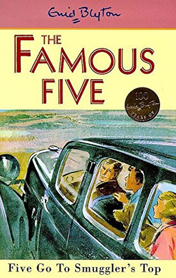englisches Buchcover: "Five go to Smuggler´s top"