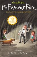 englisches Buchcover: "Five go to Smuggler´s top"