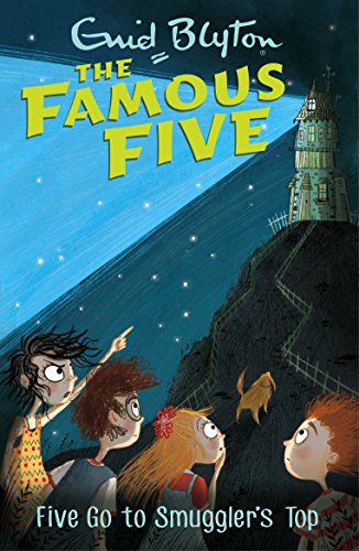 englisches Buchcover: "Five go to Smuggler´s top"