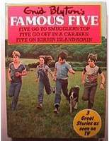 englisches Buchcover: "Five go to Smuggler´s top"