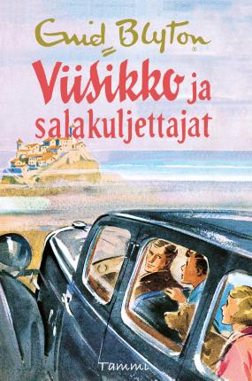finnisches Buchcover: "Viisikko ja salakuljettajat"