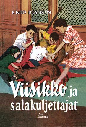 finnisches Buchcover: "Viisikko ja salakuljettajat"
