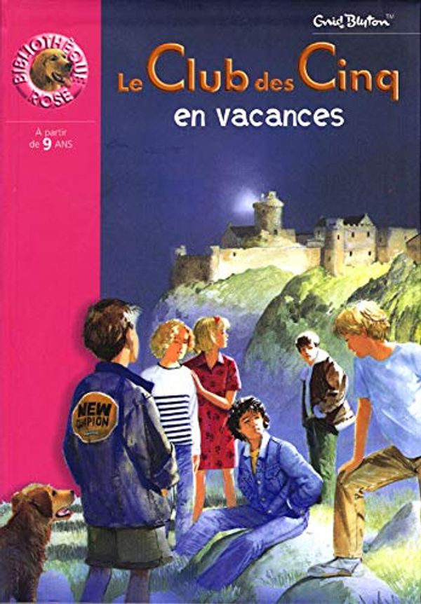 französisches Buchcover: "Le Club des Cinq en vacances / Les Cinq et la tour du contrebandier"