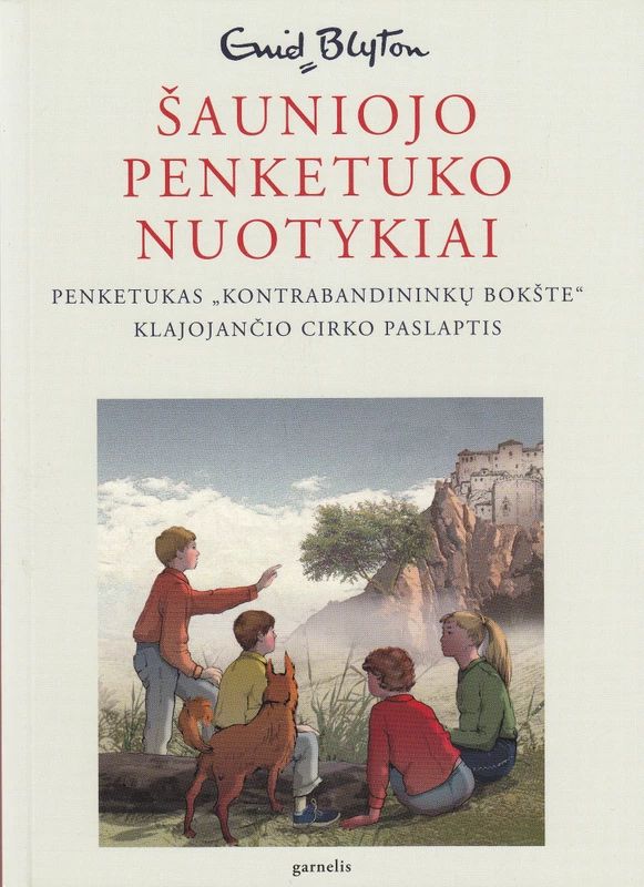 litauisches Buchcover: "Penketukas „Kontrabandininkų bokšte“"