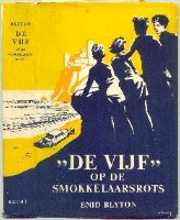 niederländisches Buchcover: "De Vijf op de smokkelaarsrots"