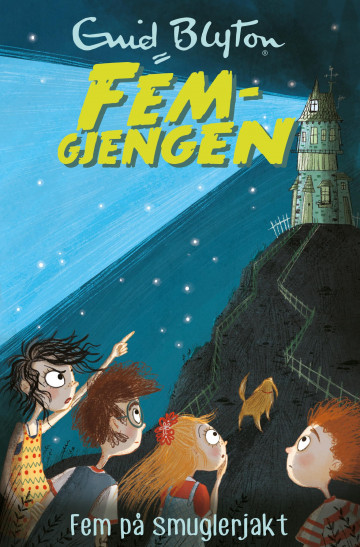 norwegisches Buchcover: "Fem på smuglerjakt"