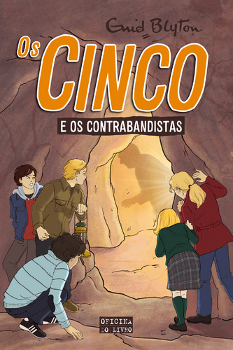 portugiesisches Buchcover: "Os Cinco e o os Contrabandistas"