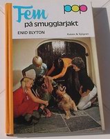 schwedisches Buchcover: "Fem på smugglarjakt"