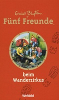 englisches Buchcover: "Five go off in a caravan"