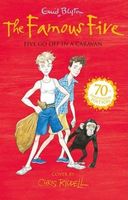 englisches Buchcover: "Five go off in a caravan"