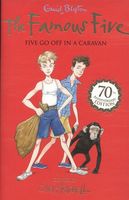 englisches Buchcover: "Five go off in a caravan"