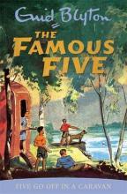 englisches Buchcover: "Five go off in a caravan"