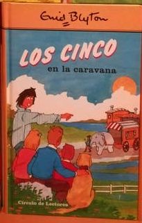 spanisches Buchcover: "Los Cinco en la caravana"