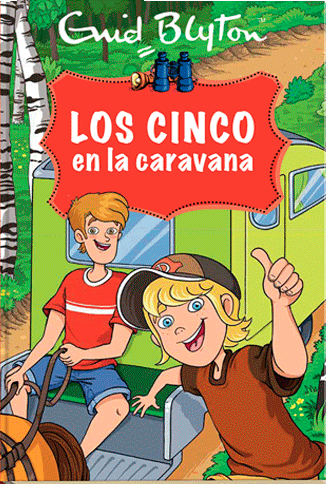 spanisches Buchcover: "Los Cinco en la caravana"