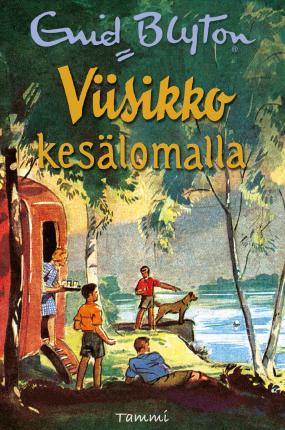 finnisches Buchcover: "Viisikko kesälomalla"