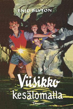 finnisches Buchcover: "Viisikko kesälomalla"