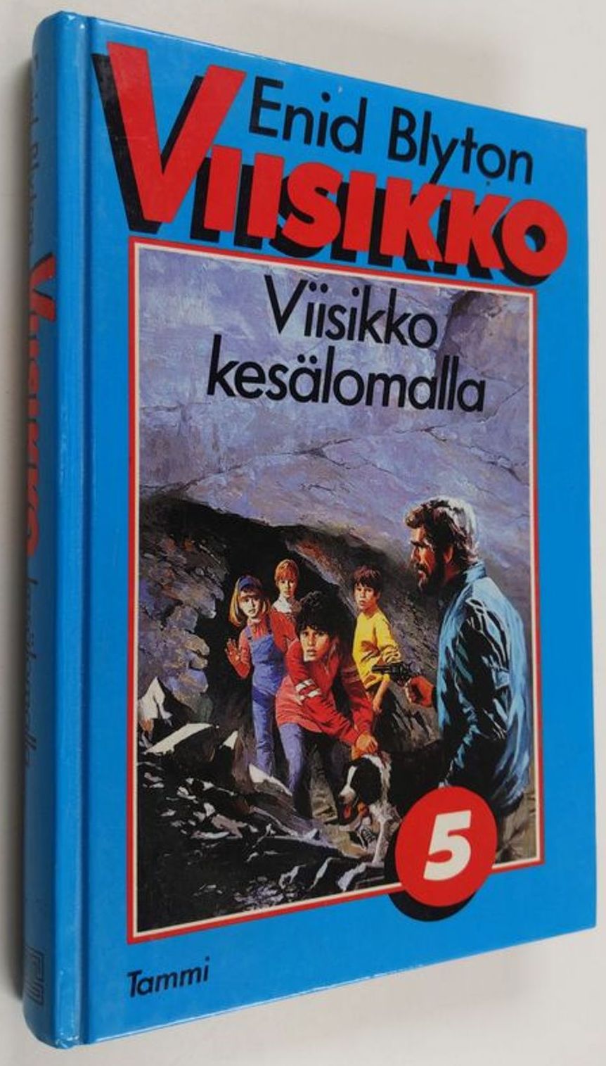 finnisches Buchcover: "Viisikko kesälomalla"