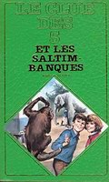 französisches Buchcover: "Le Club des Cinq et les saltimbanques / Les Cinq en roulotte / Le Club des Cinq et le Cirque de l