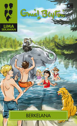 indonesisches Buchcover: "Seri Lima Sekawan: Berkelana"