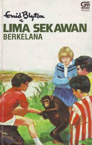 indonesisches Buchcover: "Seri Lima Sekawan: Berkelana"