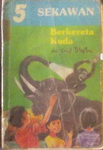malaiisches Buchcover: "5 Sekawan: Berkereta Kuda"