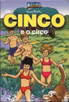 portugiesisches Buchcover: "Os Cinco e o Circo"