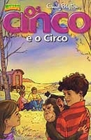 portugiesisches Buchcover: "Os Cinco e o Circo"