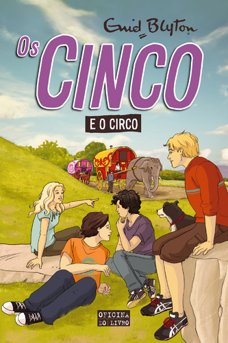 portugiesisches Buchcover: "Os Cinco e o Circo"