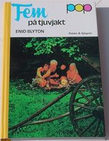schwedisches Buchcover: "Fem på tjuvjakt"