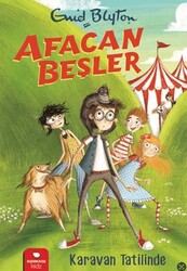 türkisches Buchcover: " Afacan Beşler Karavanla Seyahate Çıkıyor"