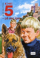 Danish bookcover: "De fem på øen igen"
