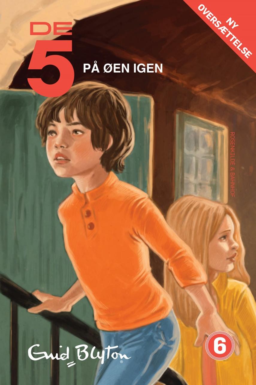 Danish bookcover: "De fem på øen igen"