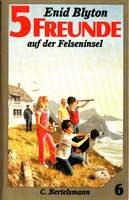 German bookcover: "Fünf Freunde auf der Felseninsel"